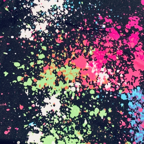 Lycra splash print tank top SMALL - Picture 4 of 4